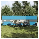 vidaXL Camping-Windschutz Blau 490x123 cm Wasserdicht