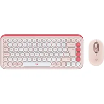 Logitech POP Icon Combo US Rose und Off-White