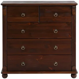 OTTO home Tessin 90 x 88 x 38 cm Dunkelbraun