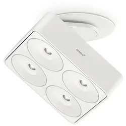 Nimbus Q Four TT Strahler warmweiß (3000K) | Phasenan- / -abschnittdimmer | weiß matt | Abstrahlwinkel 40°