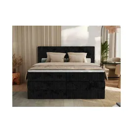 MKS Meble Tiliano King 140 x 200 cm H3 Schwarz
