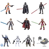 Star Wars Mission Fleet Figuren 10er-Pack, 6 cm große Figuren, 19 Accessoires, Spielzeug für Kinder ab 4 Jahren