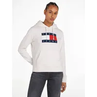 Tommy Jeans »TJW REG FLAG HOODIE EXT«, mit Kapuze, Tommy Jeans Logo-Flag weiß