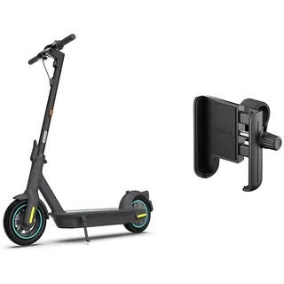 Ninebot KickScooter MAX G30D II Powered by Segway & Segway AA.00.0010.59 Handyhalterung, Schwarz, Einheitsgröße