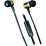 GRUNDIG In-Ear Headset mit Flachkabel 86353, gold/schwarz