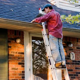 Relaxdays Dachrinnenbürste 10er Set 100 x 12 cm schwarz