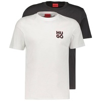 Hugo Shirt Dimento - Rot,Schwarz,Weiß - XXL
