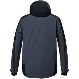 KILLTEC Herren Skijacke/Funktionsjacke mit abzippbarer Kapuze und Schneefang KSW 69 MN SKI JCKT, Dunkel Stahlblau XL,