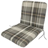 TPFGarden Sesselauflage, Grau, Textil, 45x7x88 cm, Outdoor-Kissen, Gartenstuhlauflagen