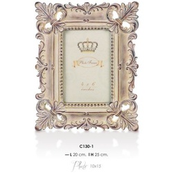 Casa Padrino Barock Bilderrahmen 25 x 20 cm Antik Look - Bilder Rahmen Foto Rahmen Jugendstil Antik Stil Mod AX20