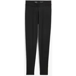 bonprix Schnelltrocknende Sport-Leggings knöchelfrei, schwarz, 32/34 (XS)