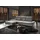 Hukla Ecksofa "HU-HP22156 L-Form", grau (cyber grau), B:309cm H:103cm T:193cm, 100% recyceltes Polyester, Sofas, Ecksofa, inkl. Kopfpolsterverstellung, optional mit Sitztiefenverstellung