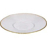 home&styling collection Flacher Teller 28 cm Transparent