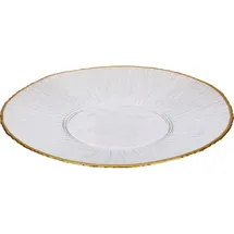 home&styling collection Flacher Teller 28 cm Transparent