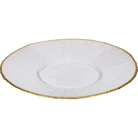 home&styling collection Flacher Teller 28 cm Transparent