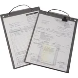 Eichner Auftragstasche mit Klettverschluss u.2 Fächer DIN A4 schwarz