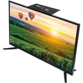 Schwaiger 12 Zoll für Soundbar, Receiver Set Top Box, Metall Schwarz, 120mm tief, werkzeuglos, auch für Wand-TVs - Schwarz