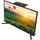 Schwaiger 12 Zoll für Soundbar, Receiver Set Top Box, Metall Schwarz, 120mm tief, werkzeuglos, auch für Wand-TVs - Schwarz