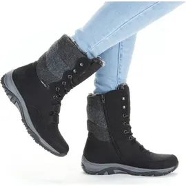 Rieker M9643-01 Damen Schwarz/Grau 41