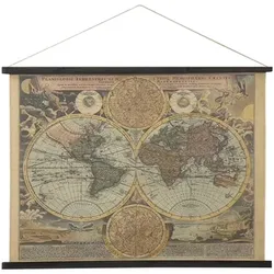 Signes Grimalt  Gemälde, Leinwände Rollbare Leinwand Mit Weltkarte  in Grau, Einheitsgrösse