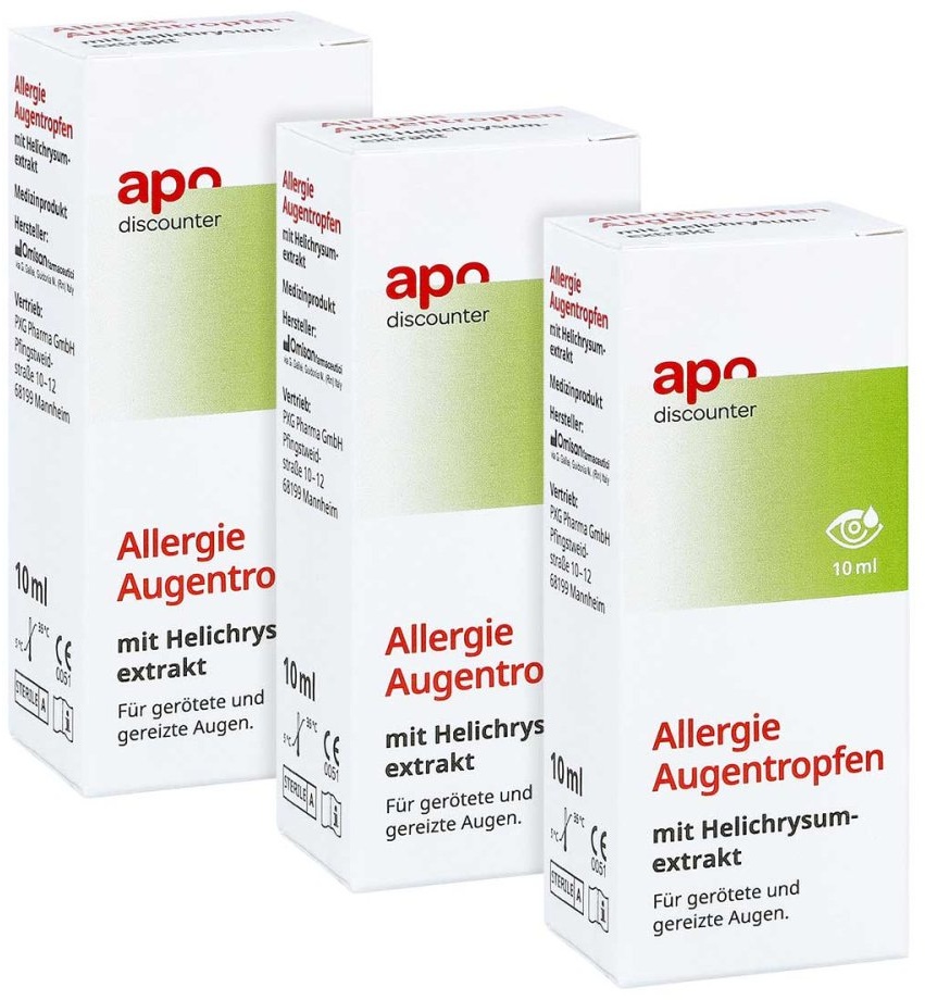 Allergie Augentropfen mit Helichrysumextrakt von apodiscounter