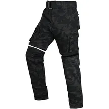 Bores Siggle 2 Motorrad Textilhose, schwarz camouflage, 32/32