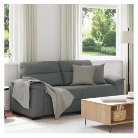 vidaXL 2-Sitzer-Sofa Dunkelgrau 140 cm Stoff