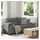 vidaXL 2-Sitzer-Sofa Dunkelgrau 140 cm Stoff