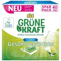 fit Grüne Kraft Grüne Kraft Classic Spülmaschinentabs 40 St.