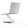 Alogic Elite Aluminum Laptop Stand Wireless Charger White