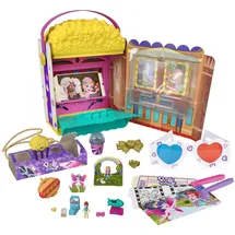 POLLY POCKET GVC96 - Popcorn-Box Spielset, Popcorntüten-förmige Box, die zum Kin