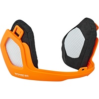 ABUS Scraper 3.0 WinterKit für den Fahrradhelm – Ohrenschützer und Helmmütze gegen Kälte und Wind – Orange, Größe M