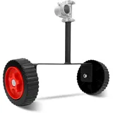 Candeon Rasentrimmer Stützräder, Höhe Verstellbare Hilfsräder Für Motorsense Für 26mm Rohr, Fadenschneider Rasenmäher Stützrad Räder Für Rasentrimmer, Rasenkantenschneider, Motorsense