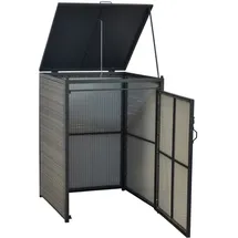 Merxx Mülltonnenabdeckung Basis 126 x 78 x 17 cm grau