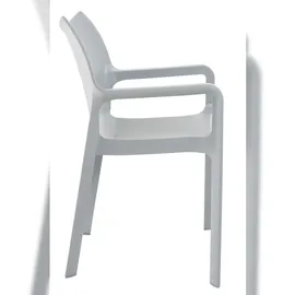 CLP Diva Gartenstuhl 57 x 57 x 84 cm grau 4 St.