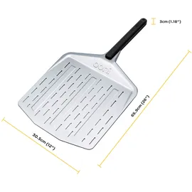 Ooni Pizzaschieber Ø 30 cm Aluminium grau