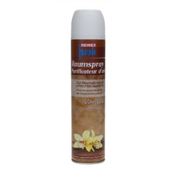 Reinex fresh Raumspray, Geruchsneutralisator, Vanille, Lufterfrischer zur Neutralisierung schlechter Gerüche, 300 ml - Dose, Vanille