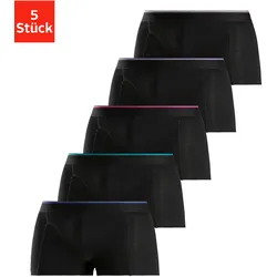 Boxer »Boxershorts für Herren«, (Packung, 5 St.), aus Baumwollmix, Gr. M (5), schwarz, , 37099921-M