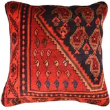 KUHFELL online & NOMAD Bodenkissen Sitzpouf persisches Gabbeh Sitzkissen 70 x 70 cm Kelim Bodenkissen