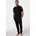 Homewear Halbarm Schwarz XL