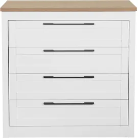OTTO home Büsum 90 x 93 x 39 cm Weiß