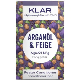 Klar Seifen Argan Oil & Fig Conditioner Bar 100 ml