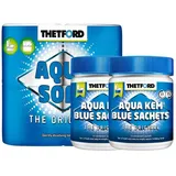 2 Aqua Kem Blue Sachets + 1 Aqua Soft 4 Rollen
