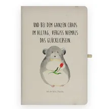 Mr. & Mrs. Panda Tagebuch Chinchilla Blume - Geschenk, Büro, Lustige Sprüche, Journal, Adressbuch, Notizheft, Chinchillas, Büroalltag, Chaos, hardcover notizbuch, Liebeskummer