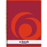 Herlitz Collegeblock x.book Lineatur 28 kariert DIN A4 Innen- und Außenrand