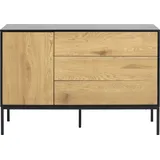 Actona Sideboard 120 x 82 x 40 cm Schwarz