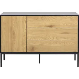 Actona Sideboard 120 x 82 x 40 cm Schwarz