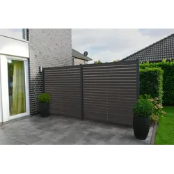 T&J HANÖ BPC Steckzaun Rhombus-Set Anthrazit