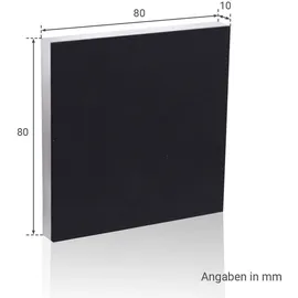 Longlife LED LED Treppenleuchte 1 eckig schwarz Aluminium