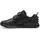 CLARKS Lorcam Loop K Childrens Black Leather, 11